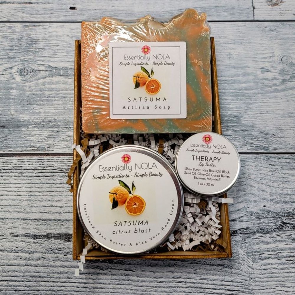 Essentially NOLA Soap and Shea Gift Set Satsuma